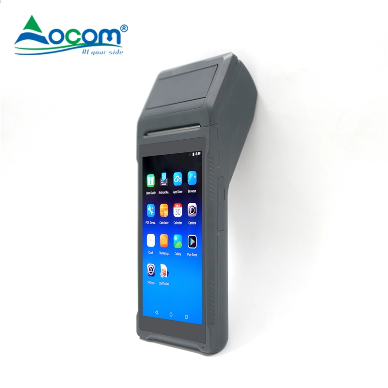 Q1q2 APP Software Compatible Android Handheld Mobile Terminal POS with Printer