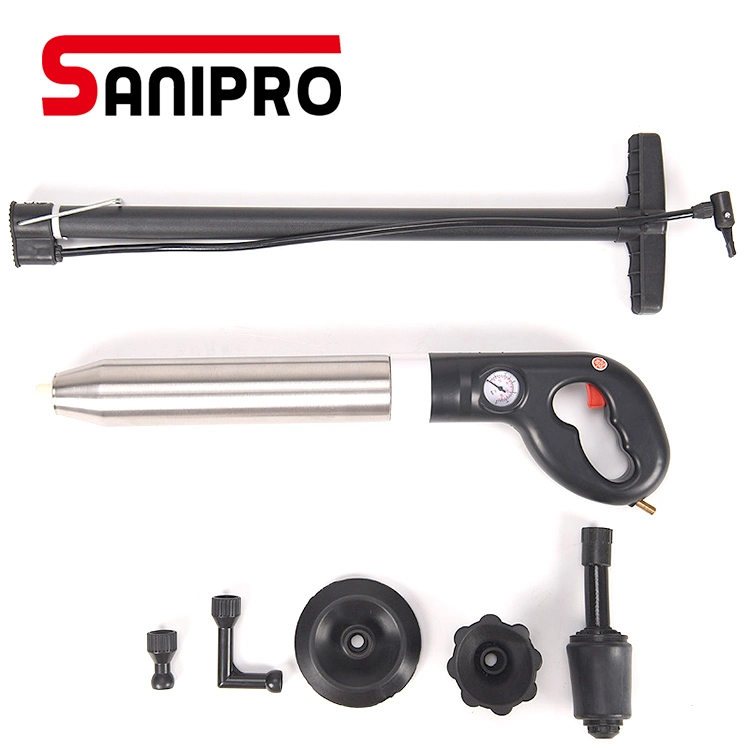 Sanipro Bathroom Toilet Plungers High Pressure Pump Cleaner Powerful Air Plunge Dredge Drain Blaster Gun