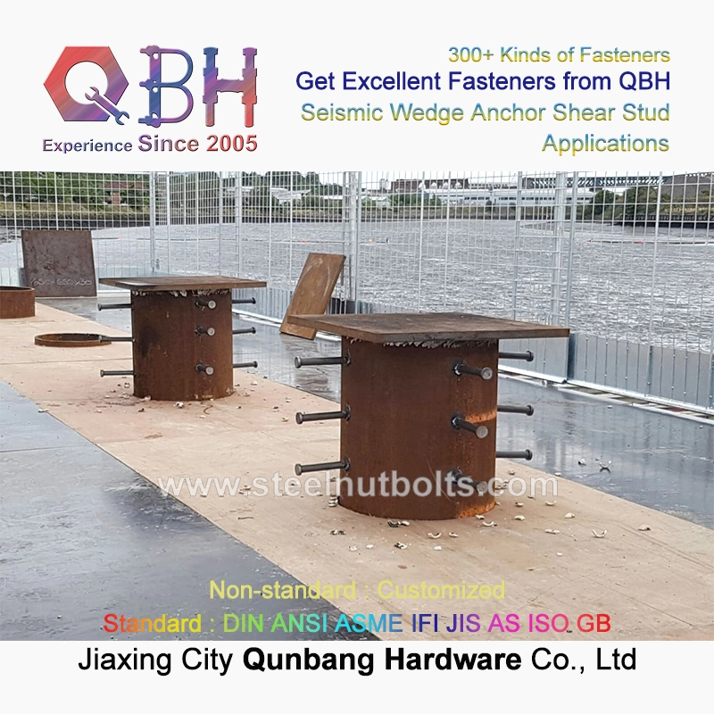 Qbh JIS ANSI ISO GB Ceramic Ferrules Bridge Steamship Cargo Ship Boat Steel Works Steel-Works Roof Housetop Shear Stud Concrete Seismic Wedge Anchor Formwork