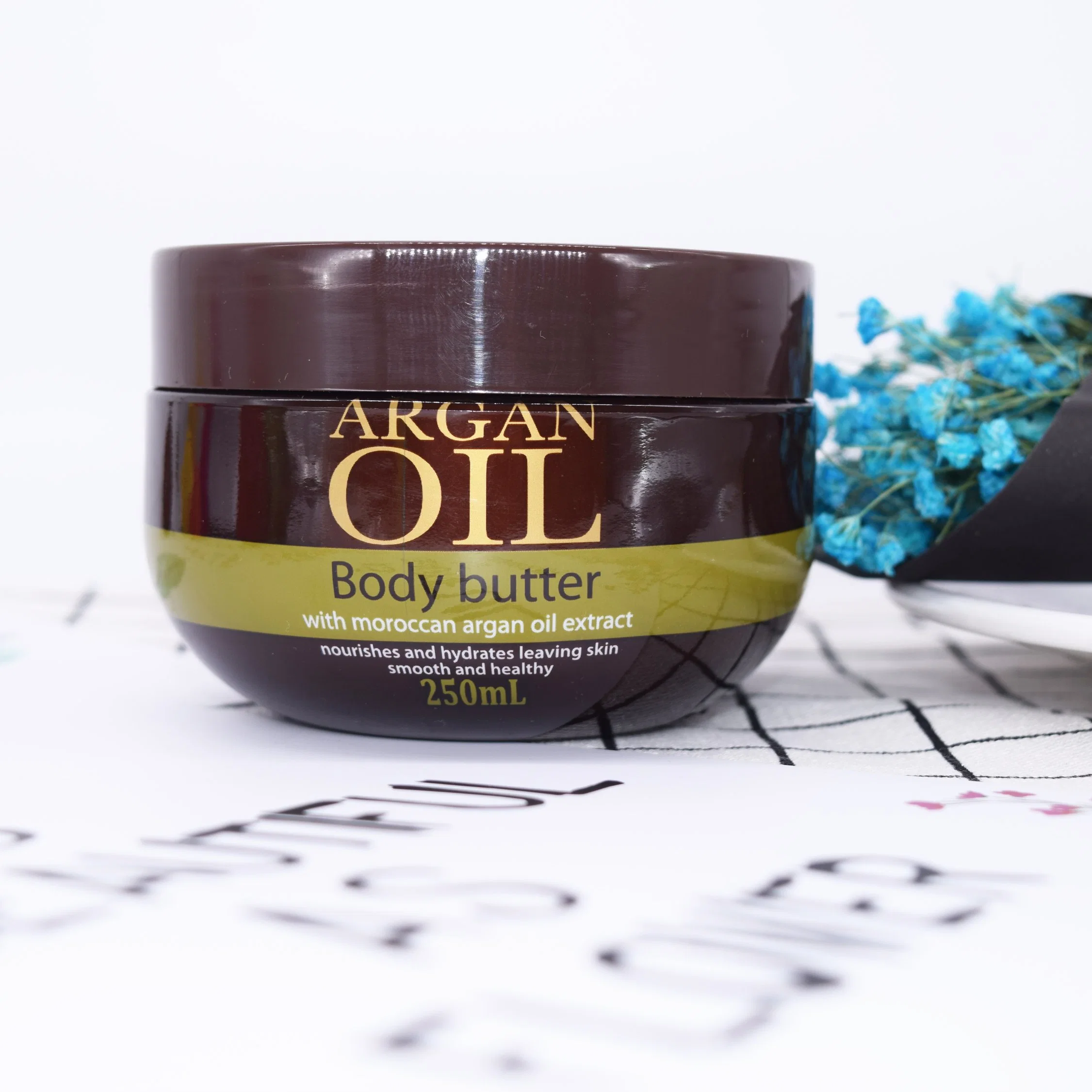 OEM 250ml Moroccan Argan Oil Extract Body Butter Body Lotion