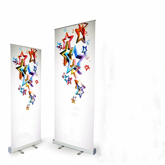 Retractable Wide Base Aluminum Display Roll up Banner Stand for Advertisement