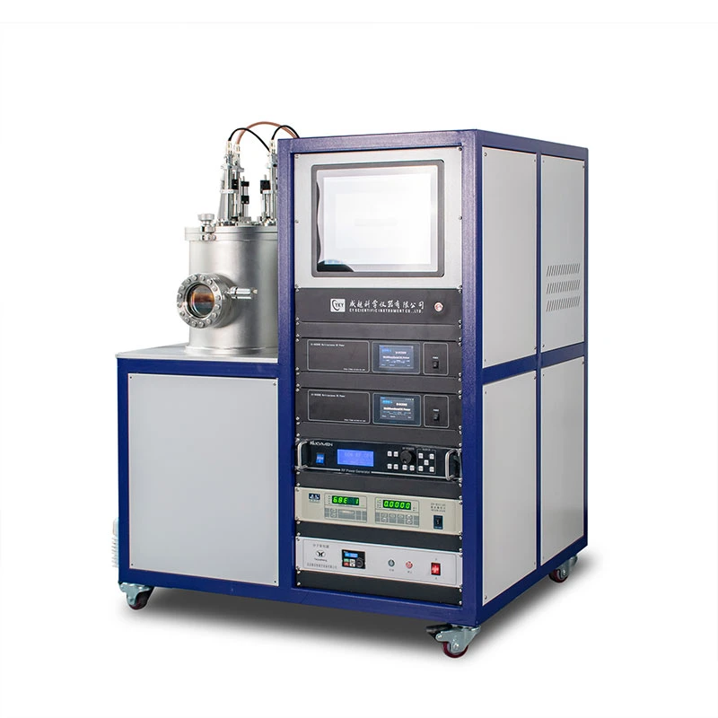 Lab Magnetron Sputtering Deposition System mit DC- und HF-Leistung Versorgung