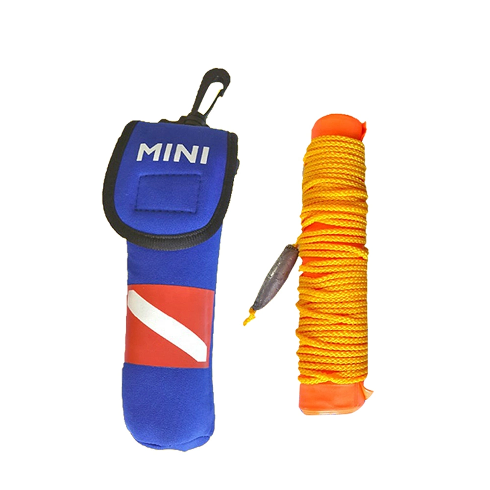 Scuba Diving Surface Signal Marker Buoy with Storage Bag, High Visibility Inflatable Marker Buoy Wyz15430