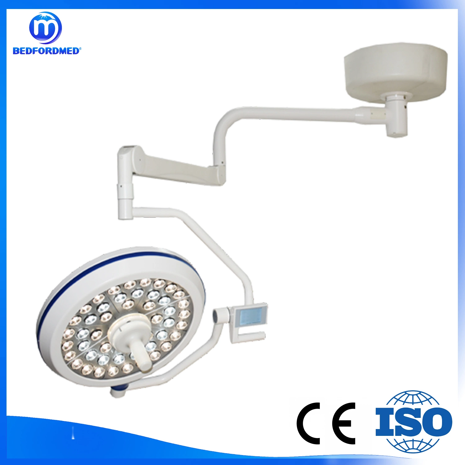 Double Heads LED Operating Light Hospital Surgery Light Germany Square Arm 700/700