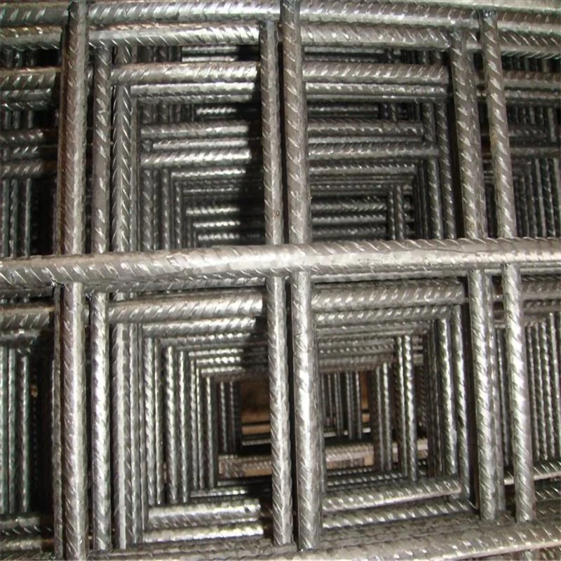 Factory Supply Rebar Steel Deformed Wire Mesh Panels Concrete Stucco Ribbed Wire Netting Steel Reinforcing Concrete Slab Mesh