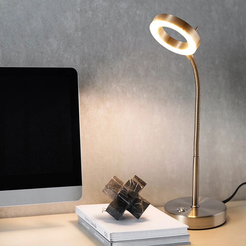 New Design Reading Lamp Modern Art Simple LED Star Ring Table Light