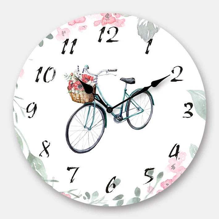 16 Inch Wholesale/Supplier Printable Sublimation Wall Clock - Paper Spring Orologio Horloge Murale Wooden MDF for Home Decor Promotion Gift