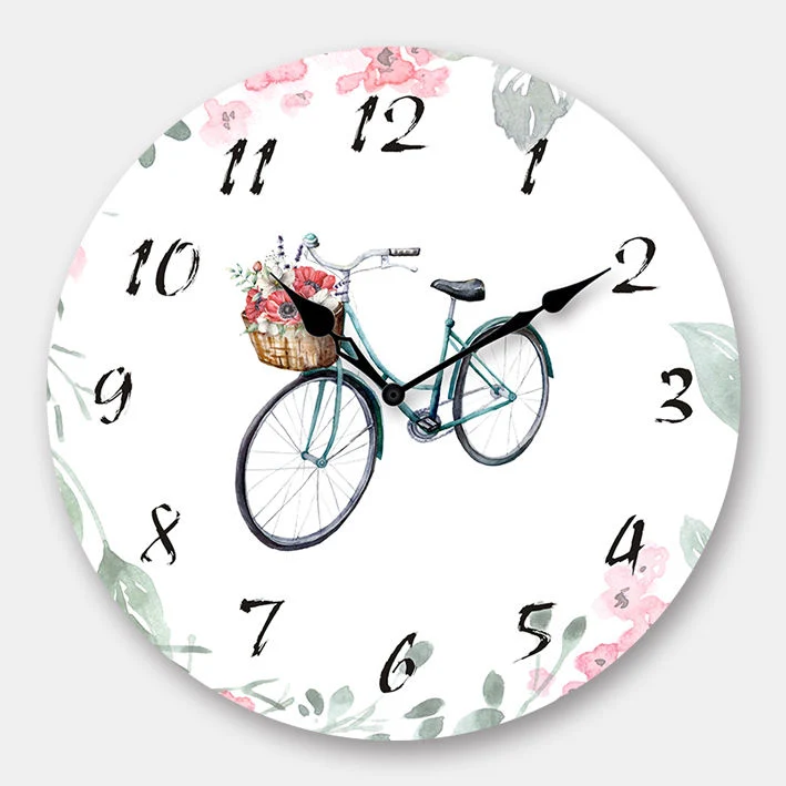 Relógio de parede de sublimação por grosso de 16 polegadas - mola de papel Orologio Horloge Murale Madeira MDF para Home decoração promoção Gift