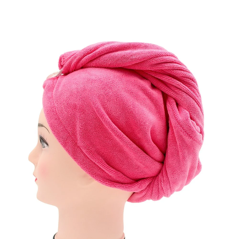 Wholesale/Supplier Custom Logo Thick 400GSM Shower Hair Wrap Cap Microfiber Quick Drying Hair Towel