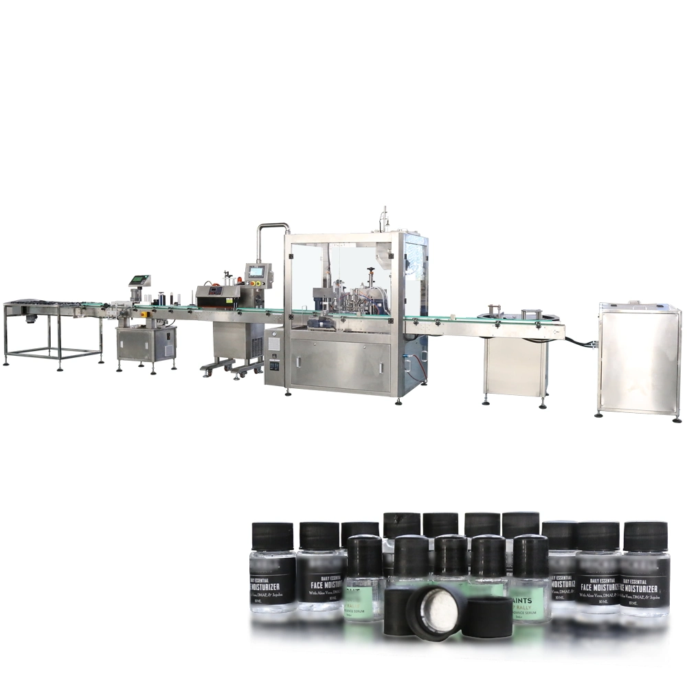 Complete Automatic Cosmetics Mixing and Filling Line