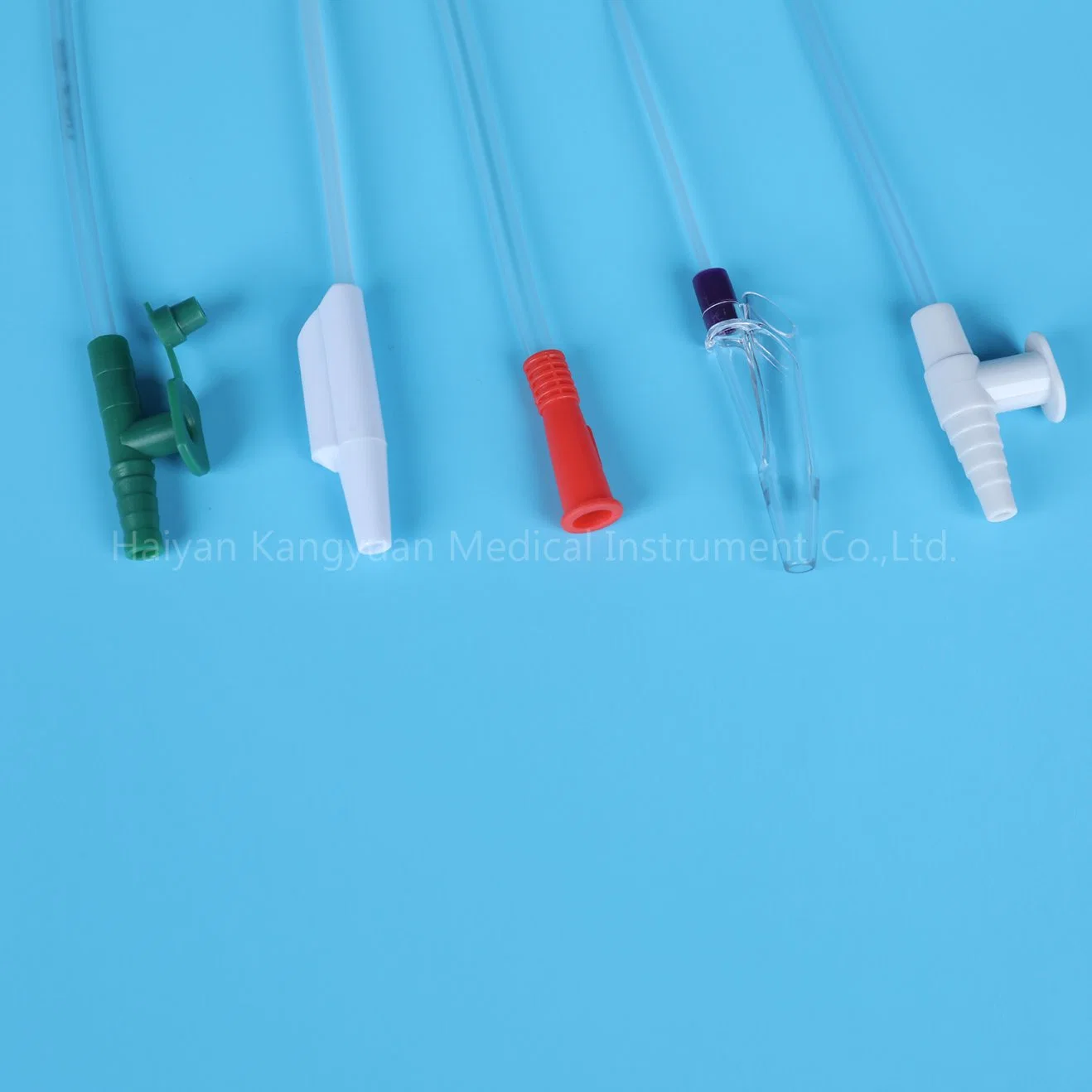 Dispositivo médico para el suministro de oxígeno terapia respiratoria desechable ISO de fábrica de PVC de catéter de succión proveedor para uso individual