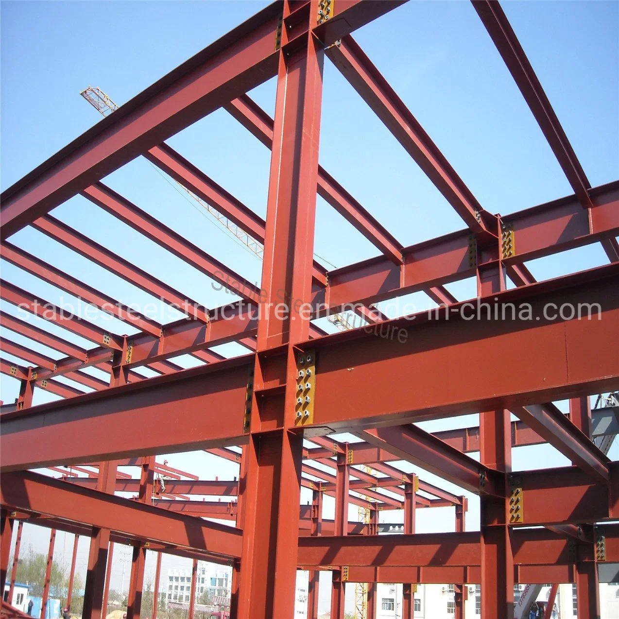 Prefabricated Steel Structure Construction Building Prefab Hangar Hall Metal Warehouse