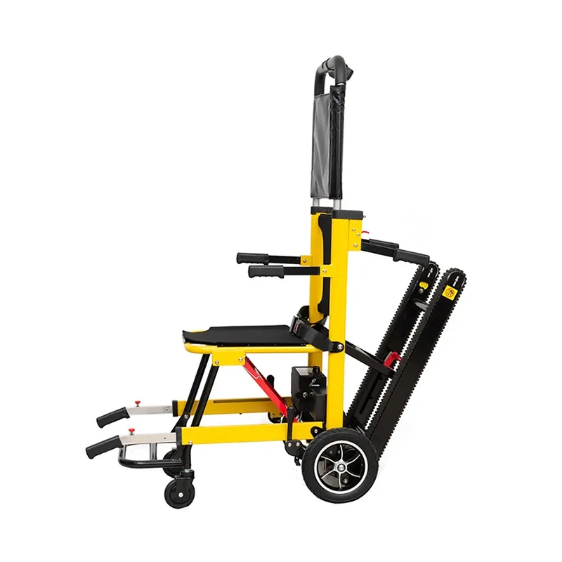 Factory Price Yellow Folding Aluminum Evacuation Climbing Wheelchair Lift Electric Stair Chair Stretcher