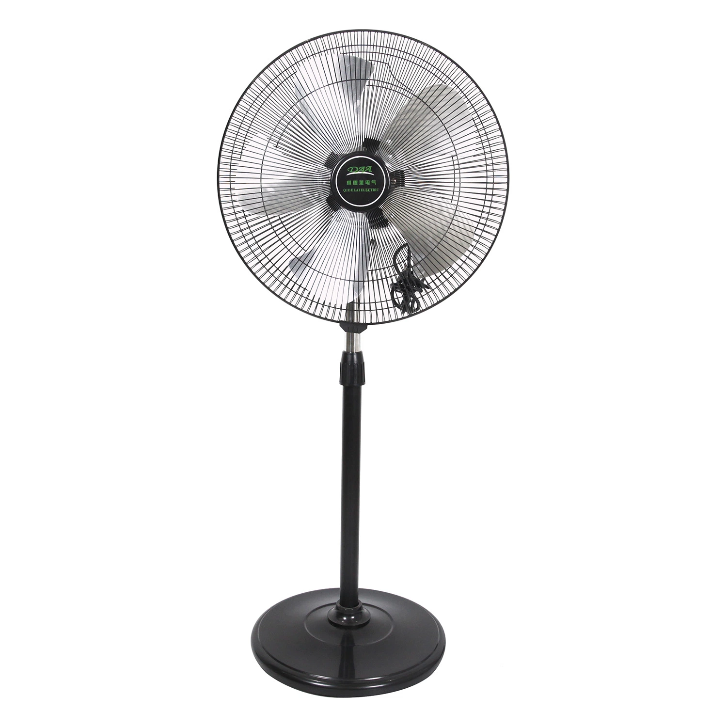 5 Speed Control Adjustable Height Pedestal Electric Fan with Strong Wind Copper Motor