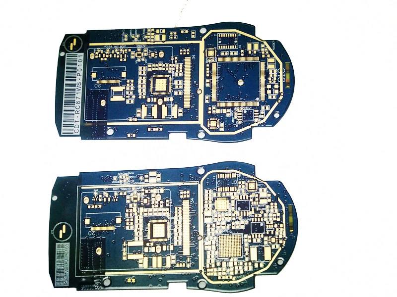 High Density Interconnect PCB, Electronics Multilayer PCB with 3/3mil and Vias in Pad for BGA