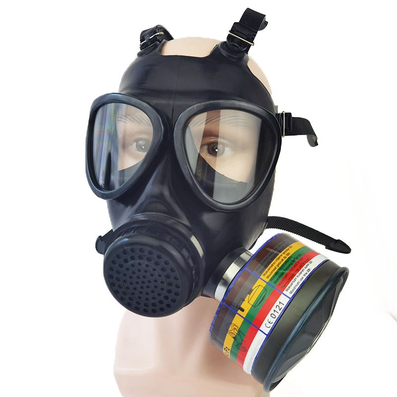 Masque double filtre confortable équipement de protection CBRN M80