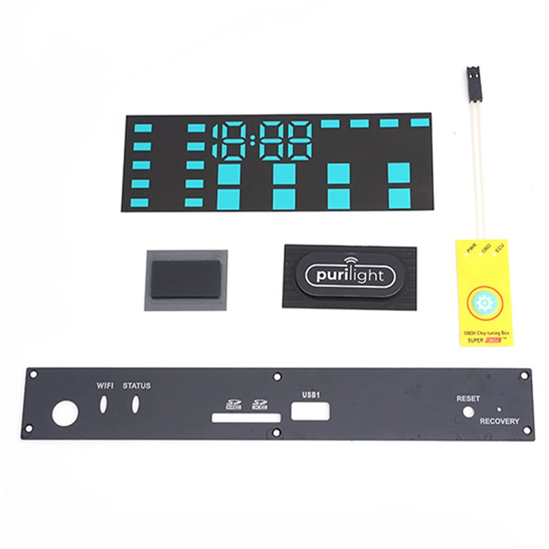 Pantalla de seda el policarbonato Lexan PC Panel táctil de control frontal gráfico etiqueta