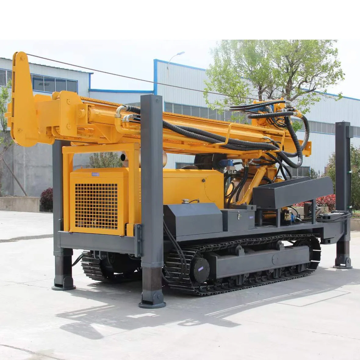 Crawler 800m Rigs Water Truck Mounted Borehole Price Well Rig Drilling Machine