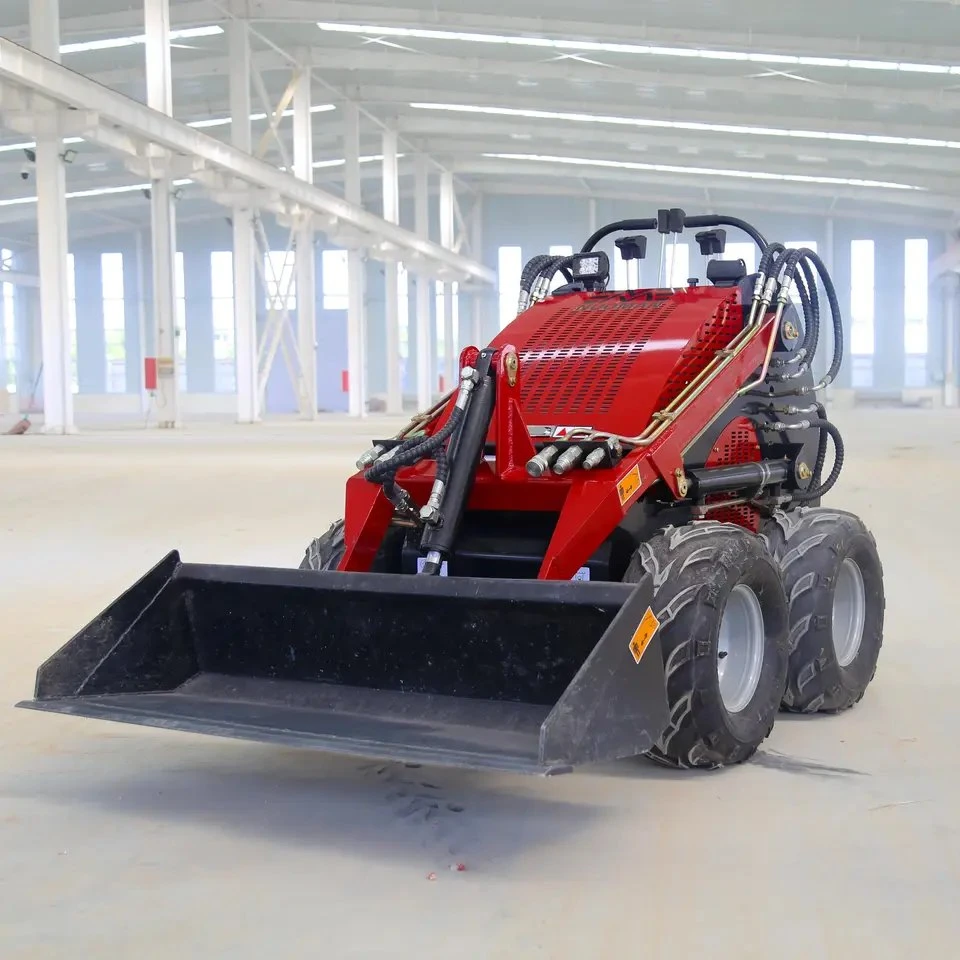 Factory Mini Skid Steer Loader EPA Engine Wheels Track Bucket Free Official After-Sales Skid Steer Loader Attachments