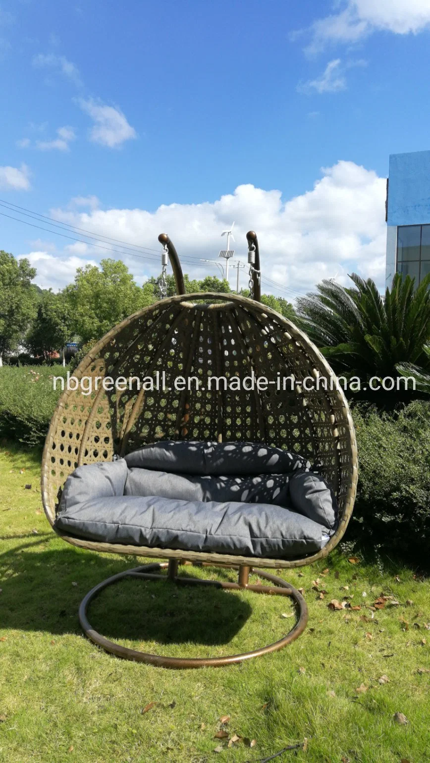 Outdoor/Indoor Patio Garden Furniture Double Seater Hanging Swing Chair