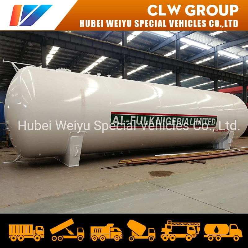 120m3 LPG Storage Tank 60tons Propane Gas Tanker Pressure Vessel for LPG Filling Plant in Nigeria