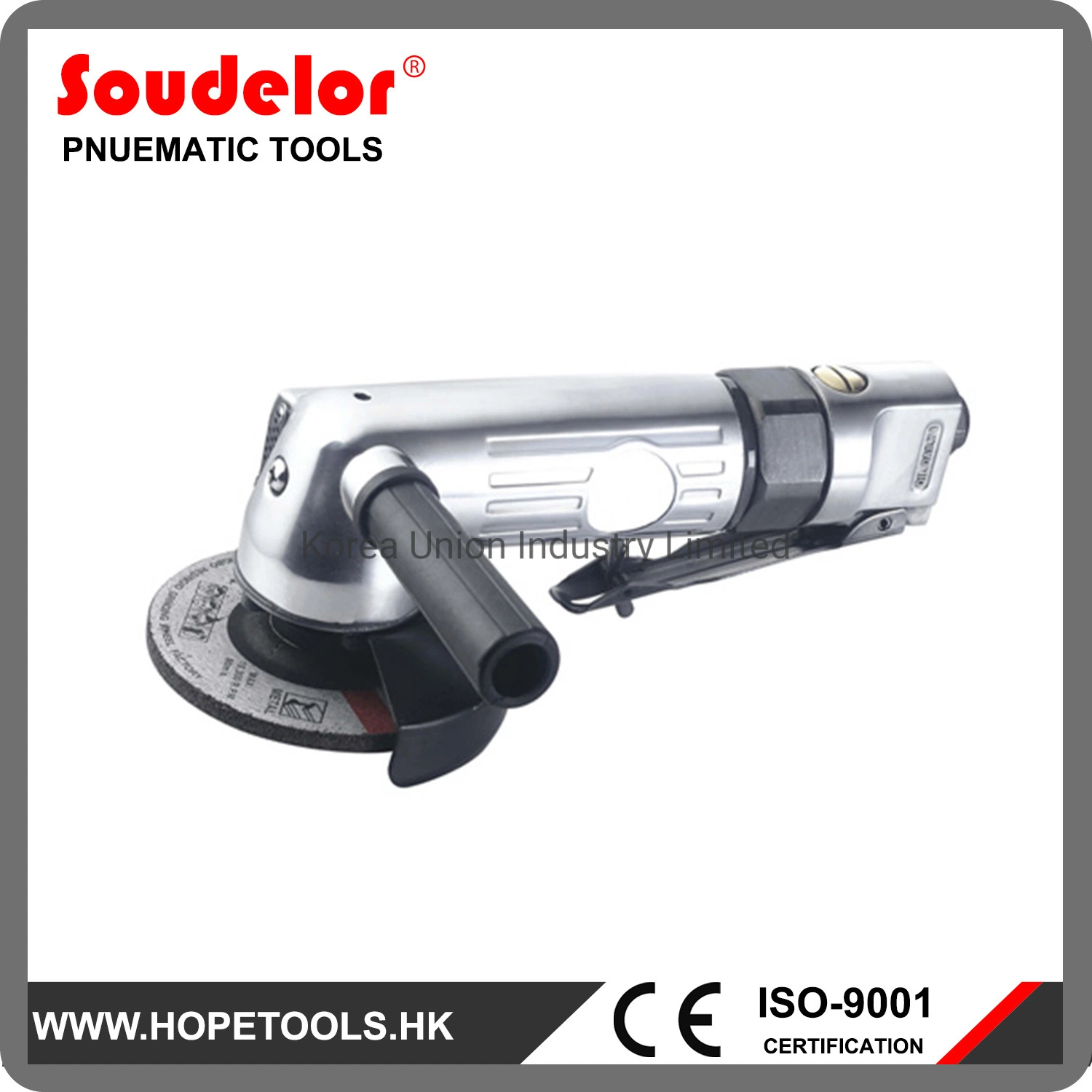 Professional 4 Inch Air Angle Grinder Tool with Lever Type