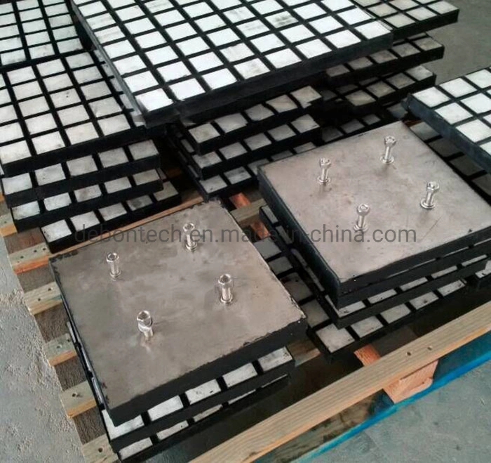 Wear and Impact Resistant Ceramic Rubber Pad for Chute Lining