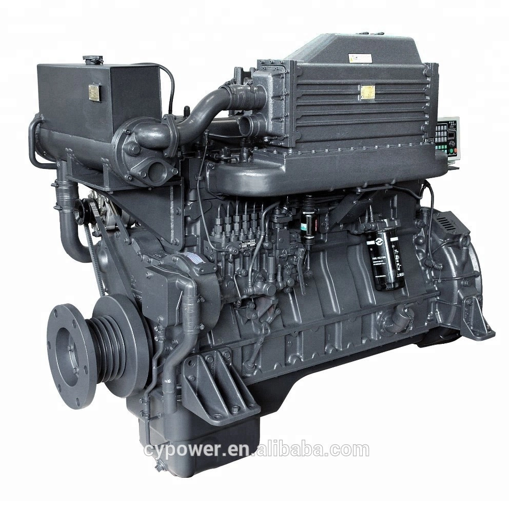 Hot Selling Air Cooled 4-Stroke Six Cylinder 1500rpm / 1800rpm Marine Diesel Engine