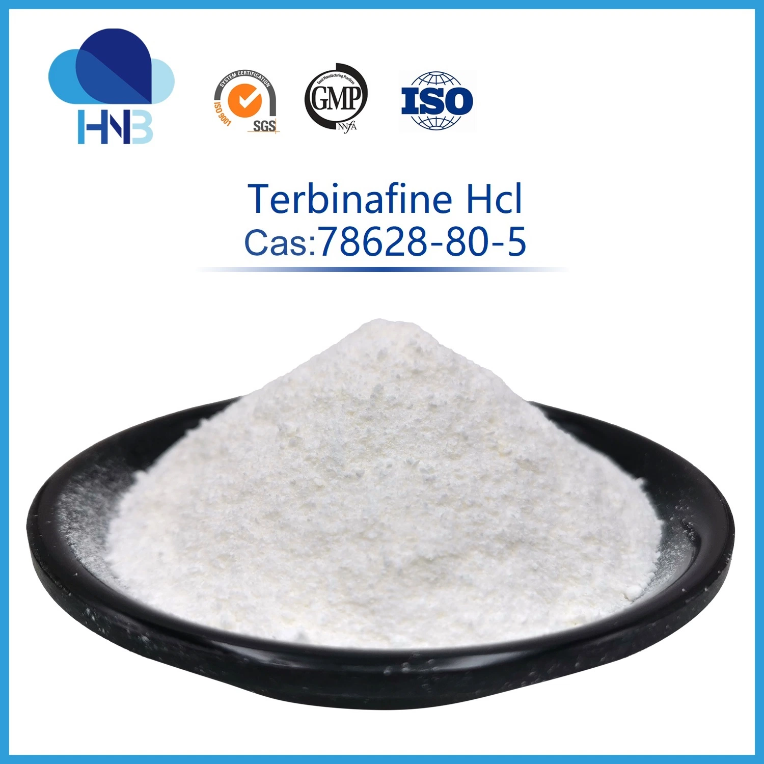 CAS 78628-80-5 Antifungal Lamisil Terbinafine гидрохлорида