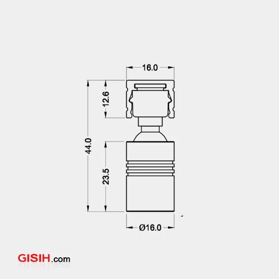 La CE aprobó la tensión de la luz de Gabinete Mini LED negro interior ajustable joyas Spotlight LED magnético