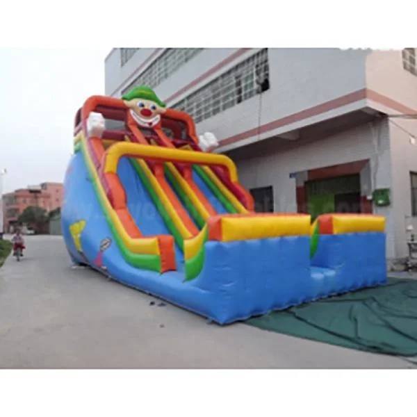 Детский парк Clown Theme Inflatable Slide Carnival Inflatable Slide Inflatable Двойной водный слайд с бассейном