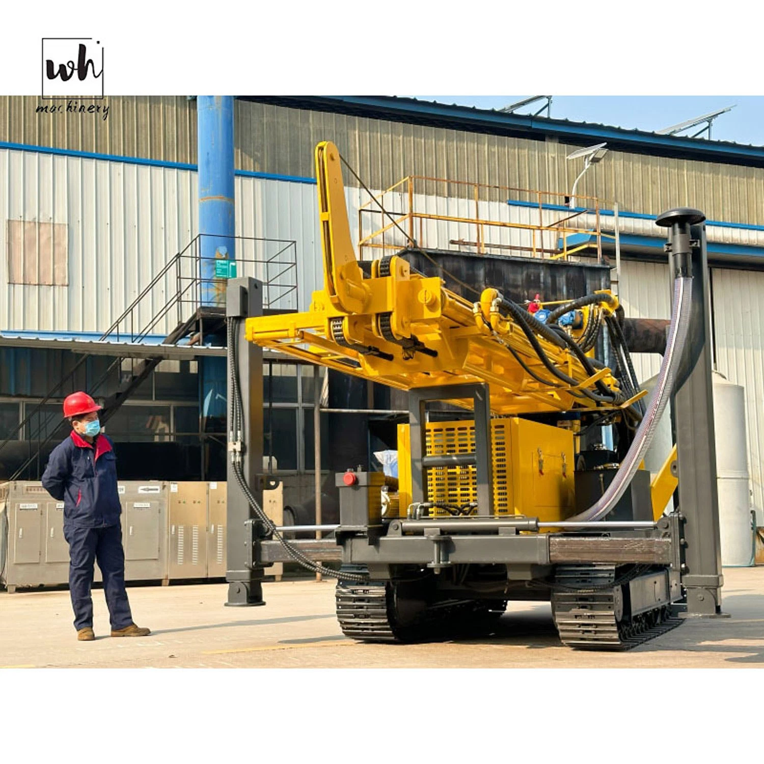 Pneumatic Crawler Mounted Wh350 Truck Mounted Water Well Drilling Rigs Widely Used in Farm