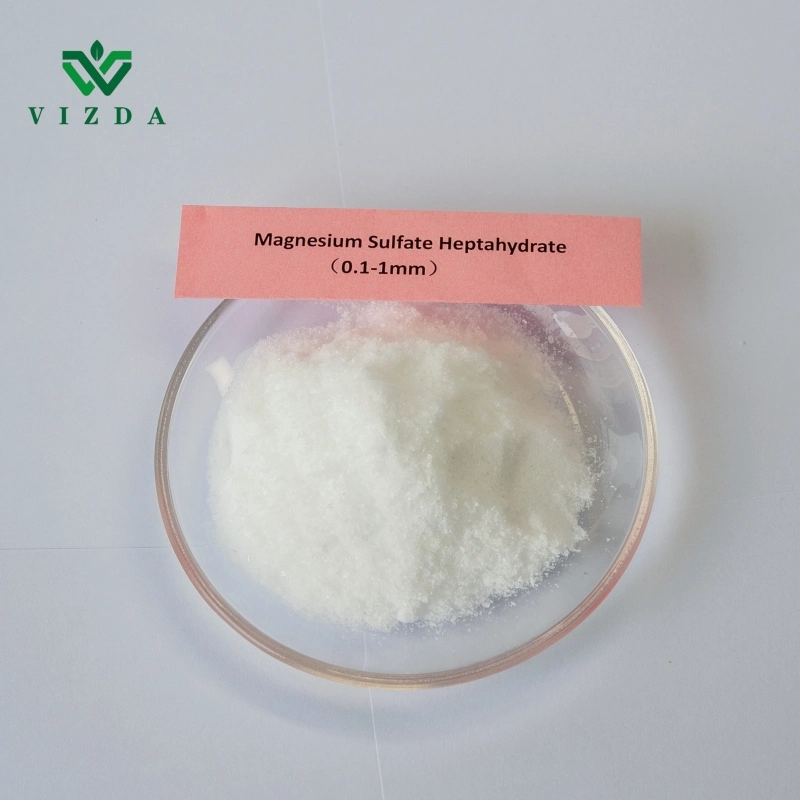 Magnesiumsulfat Heptahydrat Anorganischer Dünger Kristall Typ Hersteller Direktvertrieb