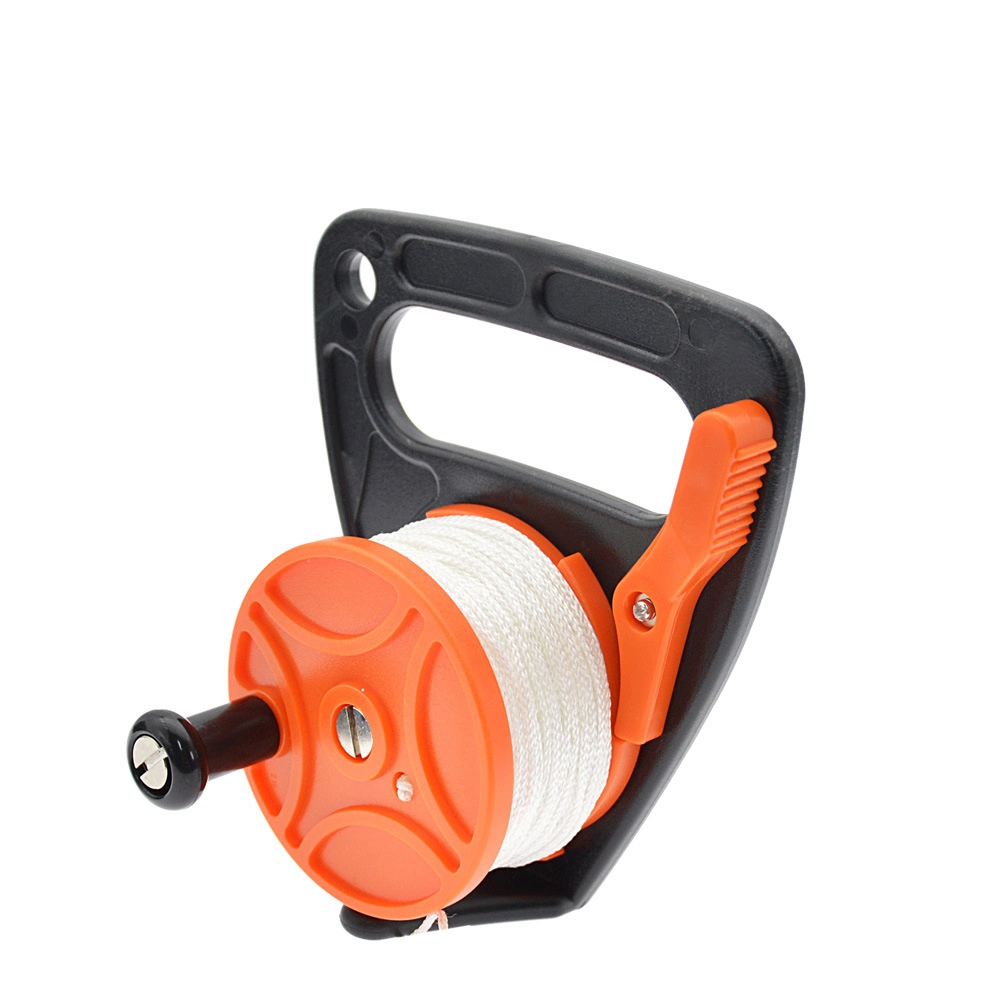 Fishing Reel Durable Diving Reel Multi-Purpose Ratchet Reel Safety Reel Handheld Diving Rope Reel Wheel Holder Underwater Activity Accessories Bl21699