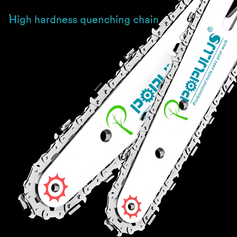 Портативный Populus цепной пилы беспроводные Mini 20V аккумуляторные электрические цепи пилы пилы питания мини-литиевая батарея цепной пилы для бразильского рынка