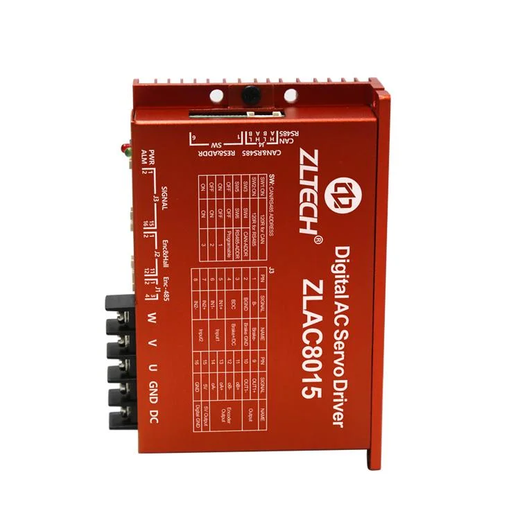 Zltech Canopen DS301 DS402 RS485 Modbus RTU 15A-30A 24-48V 500W CC sans balai de 3-Phase moyeu Driver de moteur servo pour Robot de livraison