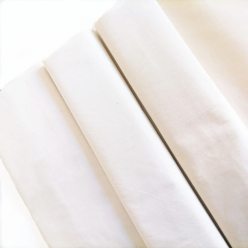 Warehouse Stock Lots Poly-Cotton 80/20 45*45 133*72 Greige Fabric for School Uniforms