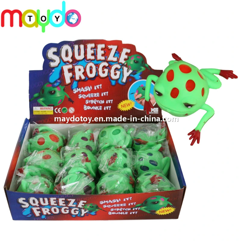 Novelty Frog Squeeze Stress Ball Anti Stress Toy