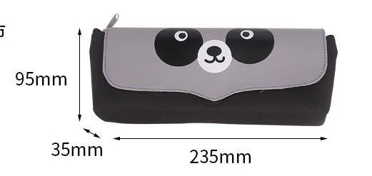 Panda Cute Stationery Leather Pencil Case