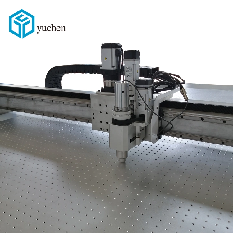 Yuchen máquina CNC de precisión digital de alta vibración cuchillo utilizado CNC Máquina de corte de hojas de espuma de EPS