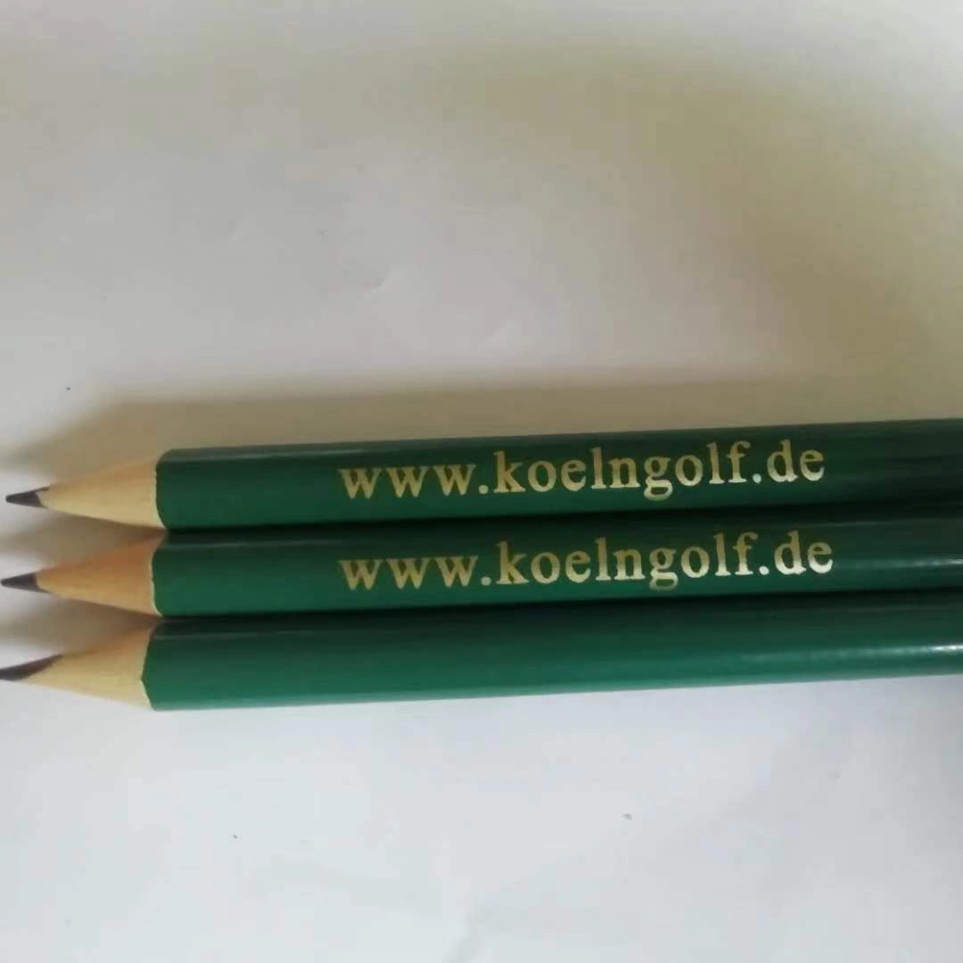 Multicolor Mini Round Wooden Golf Pencils for Promotional Gifts