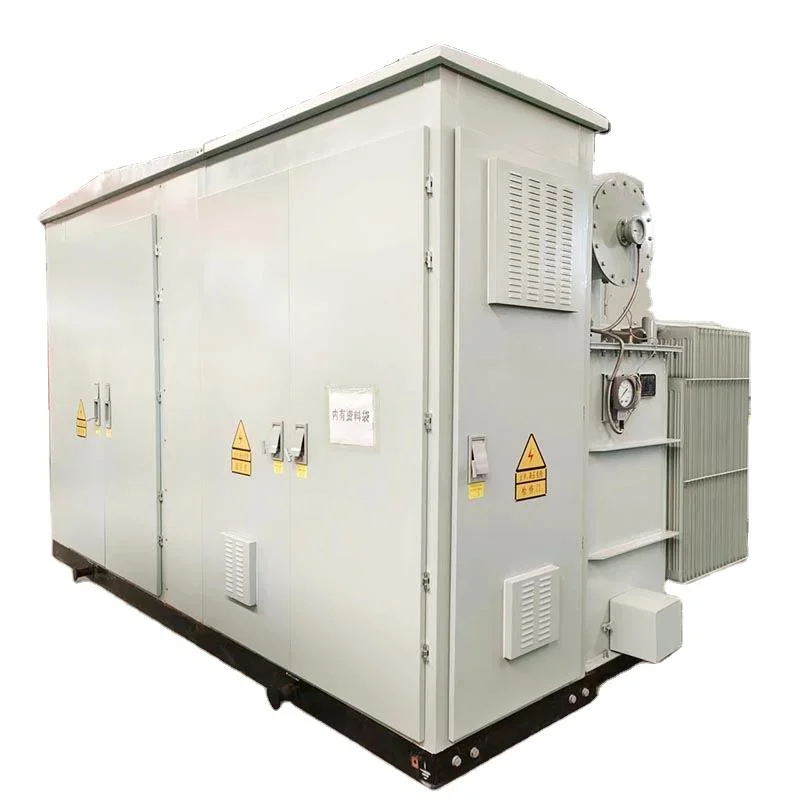 6-38,5kv 100kVA-6300kVA suba la potencia eólica solar transmisión sumergida en aceite Distribución completa Transformer Compact Substation Precio