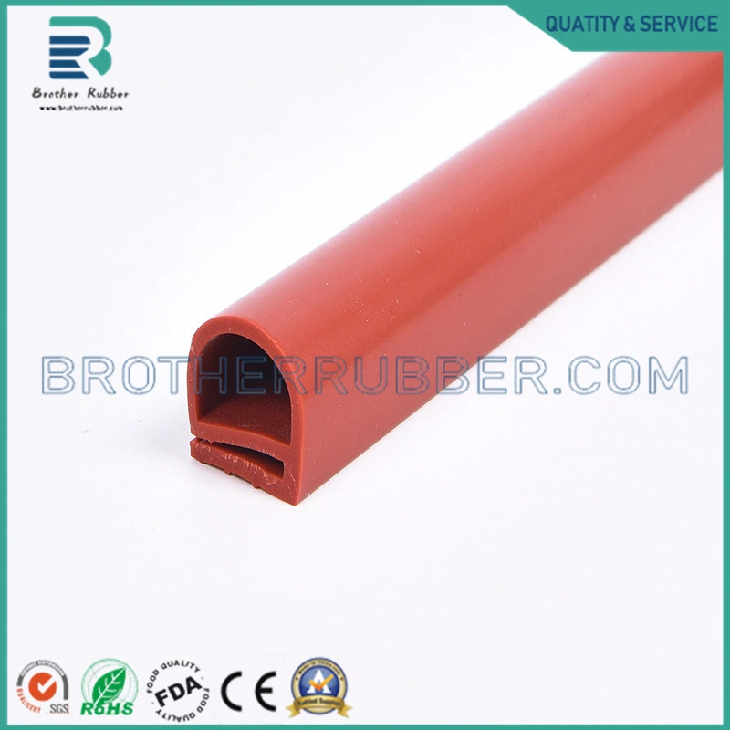 Solid Silicone Rubber Tube Silicone Protective Soft Transparent Thin Rubber Strips