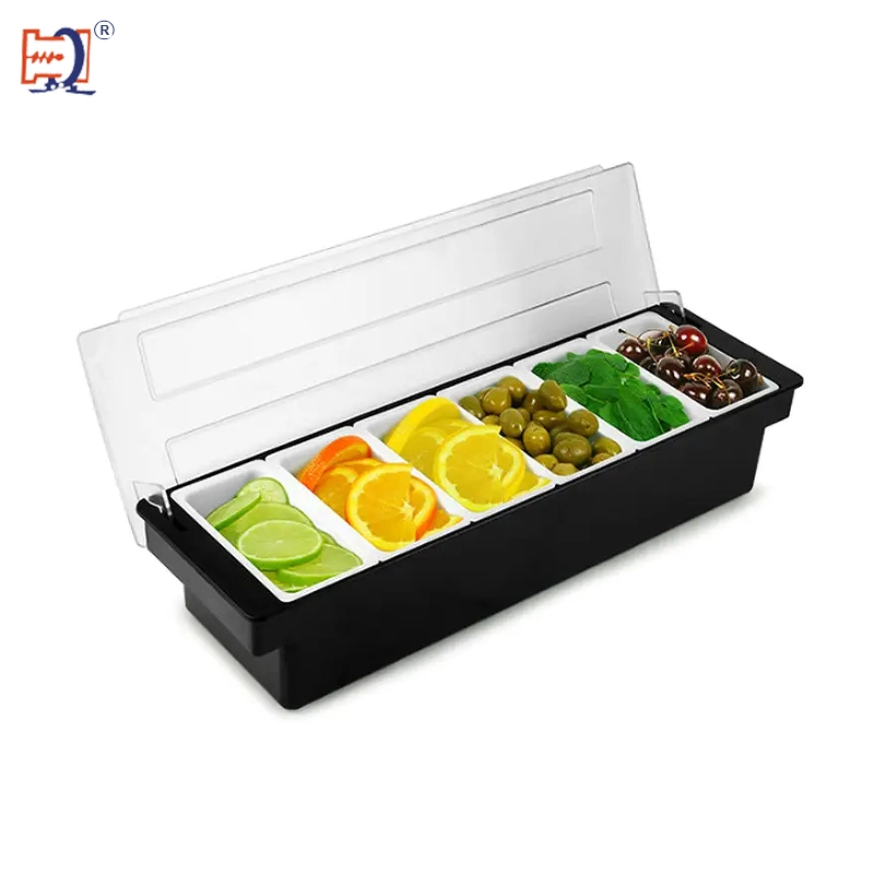 Clear Fruit/Vegetable Dispenser Caddy /Box Storage Container