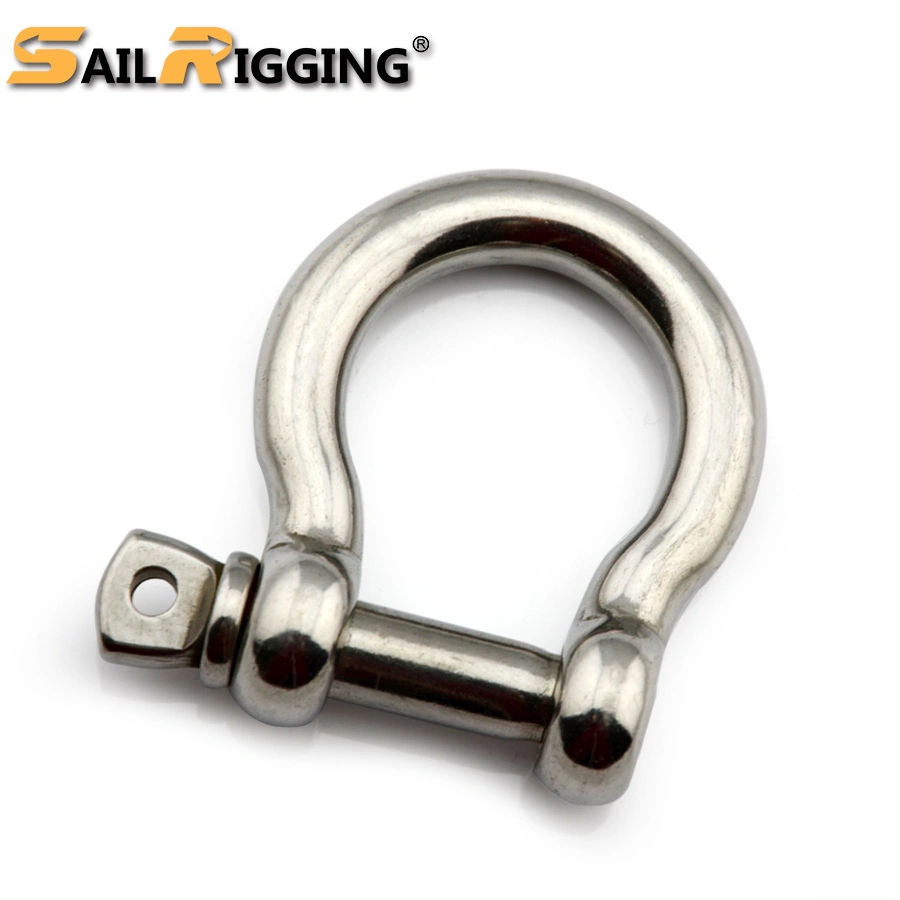 Shackle Factory High quality/High cost performance Rigging Hardware Stainless Steel European Style Bow Shackle