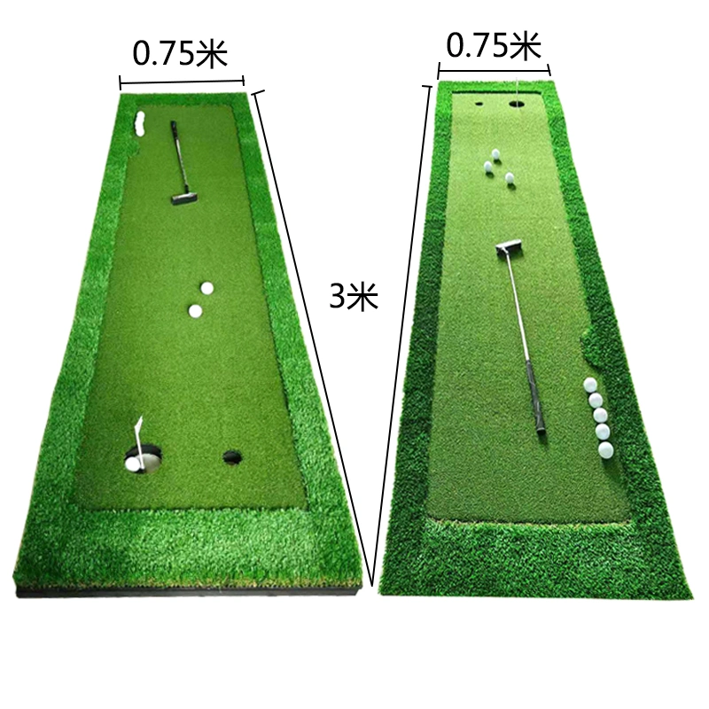 Factory Wholesale/Supplier Indoor Mat Synthetic Grass Golf Putting Green with a Slope