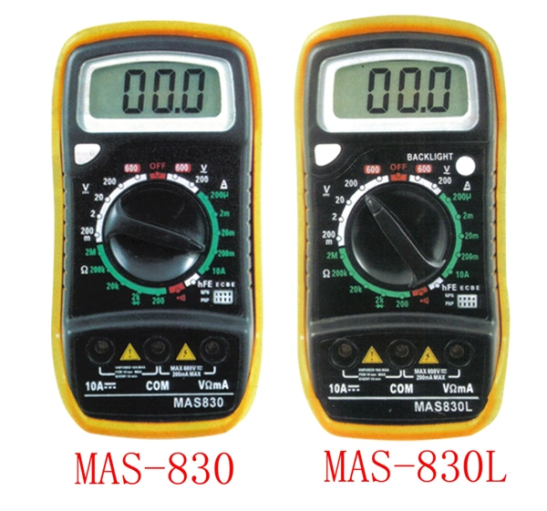 Digitalmultimeter (MAS830 MAS830L) Batterietest für mehrere Messgeräte