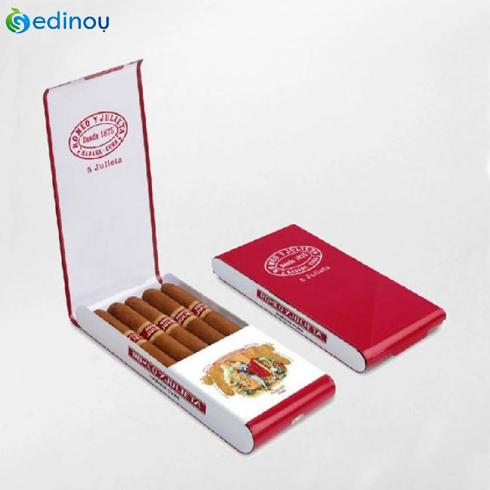 OEM / ODM paquet de cigarette électronique jetable Paper Box 4. Paquet cadeau personnalisé boîte carton jetable Boîte à cigares en usine de gros