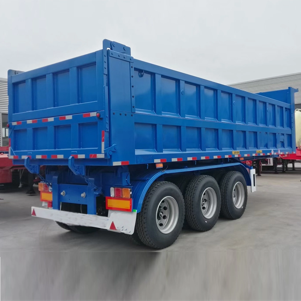 Chinese Manufacturer 3 Axle Heavy Duty 40/60/70 Tons Tipper Dump Semi Trailer