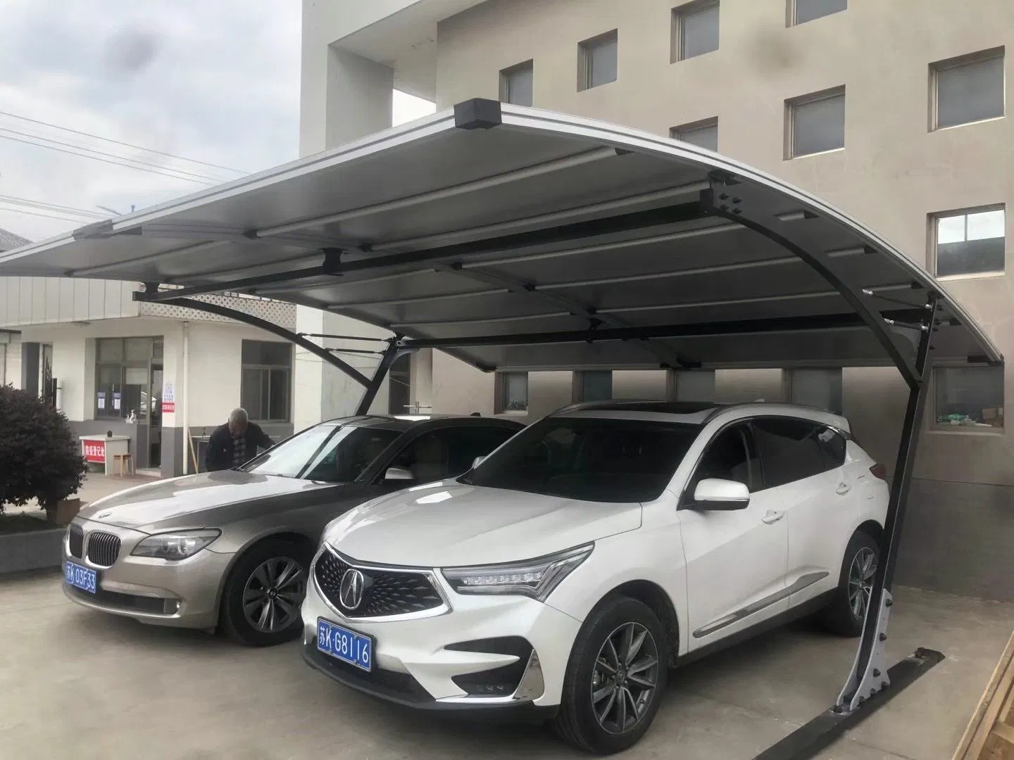 Carports with Membrace Roof (canopy for cars)